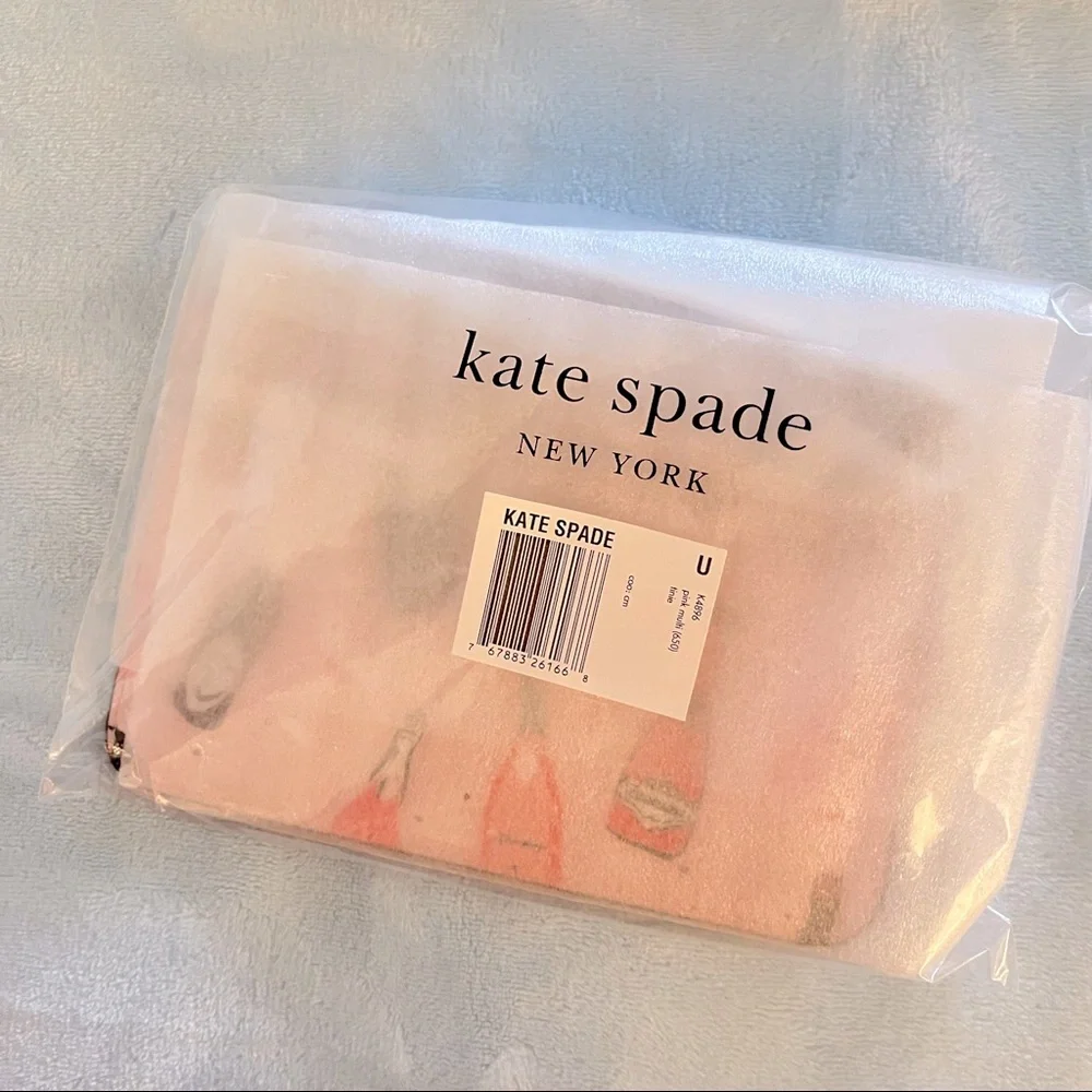 Kate Spade ♠️ 🍾 champagne wristlet NWT